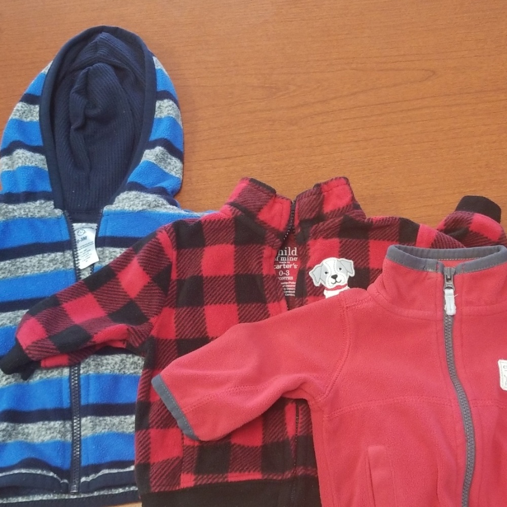 Baby fleece jackets